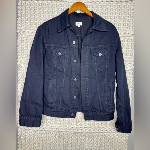 Able Merly Black Denim Jacket NWOT - Picture 3 of 7
